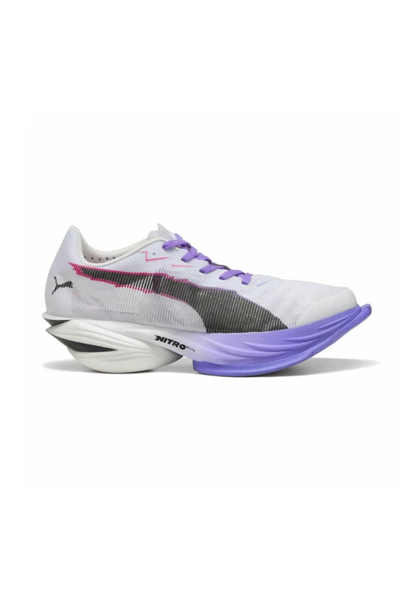 WETTKAMPF FAST-R NITRO ELITE 3 DIGI TOKYO - Laufschuh Straße - white-dark amethyst
