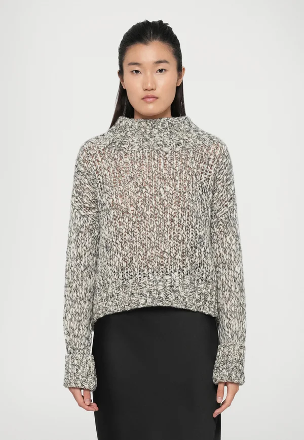 WHISKY - Strickpullover - schwarz