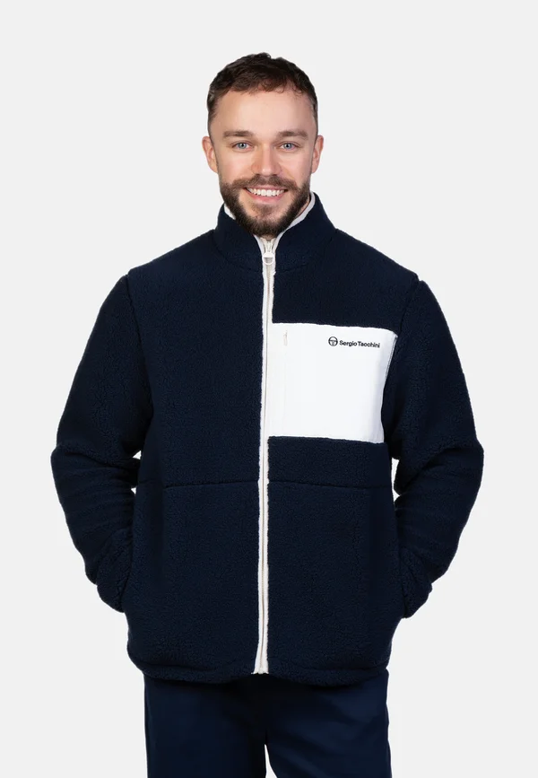 WHITMAN BORG - Fleecejacke - maritime blue gardenia