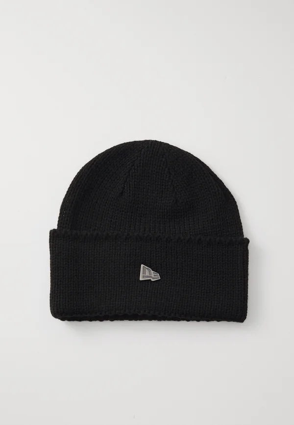 WIDE CUFF BEANIE UNISEX - Mütze - black