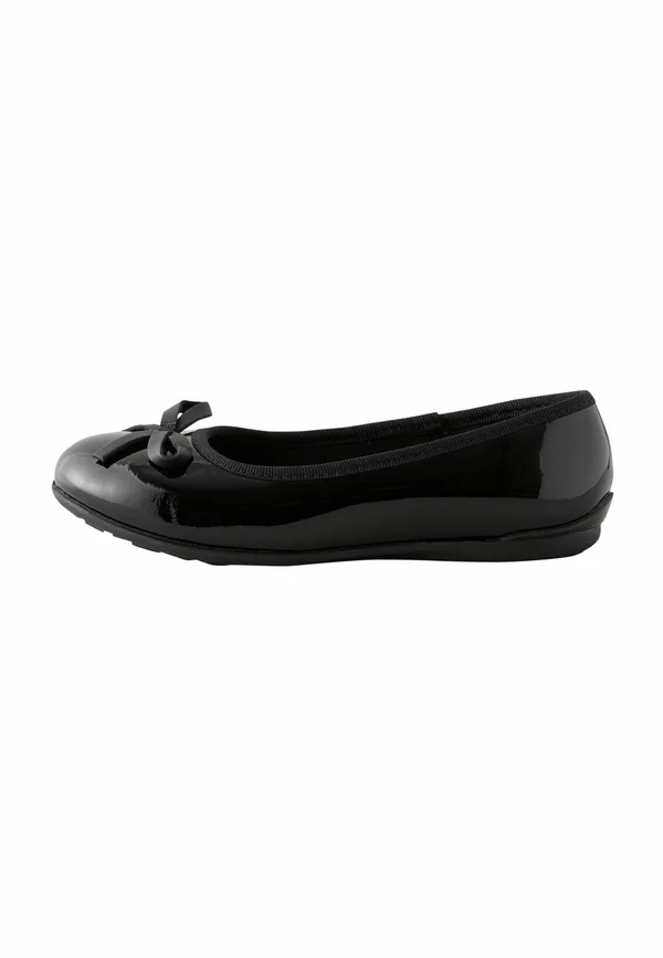 WIDE FIT BALLET PUMPS - Klassischer Ballerina - black patent