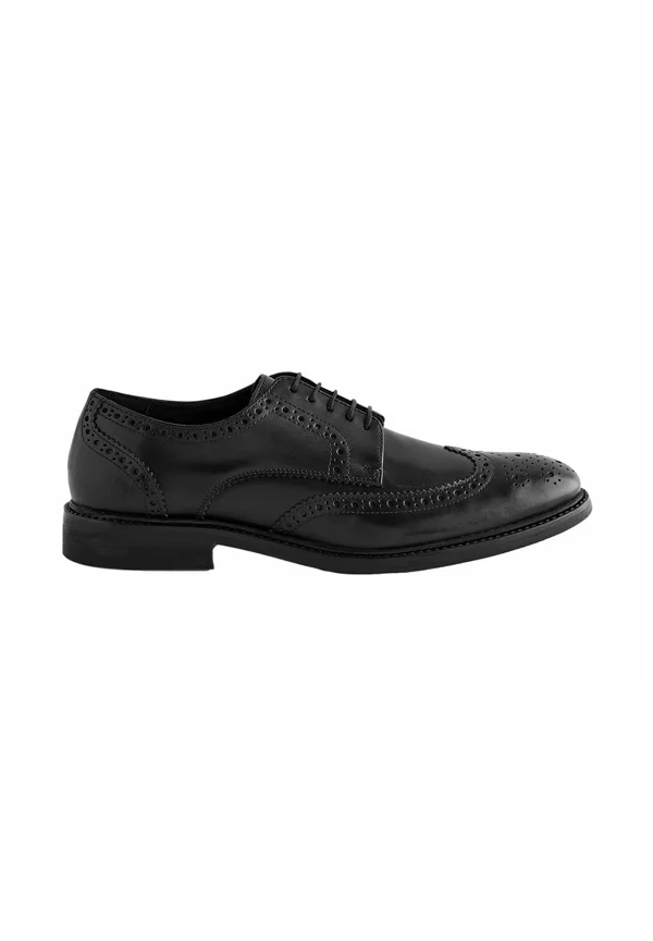 WIDE FIT - DERBY BROGUES - Business-Schnürer - black