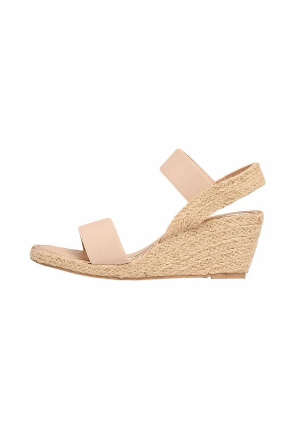 WIDE FIT - ELASTIC  - Espadrille - nude