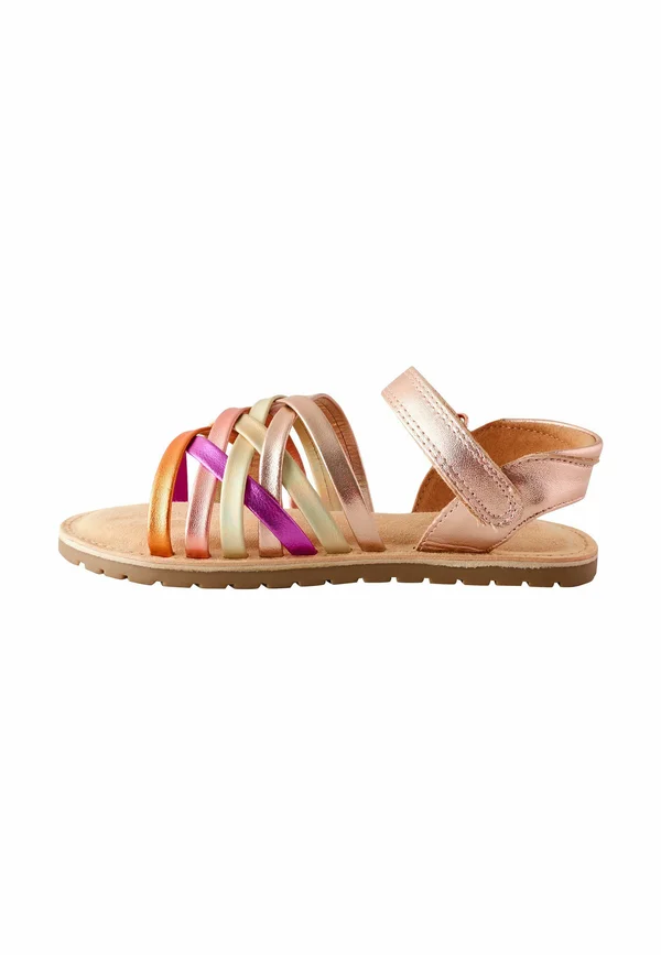 WIDE FIT (G) FIT - MULTI STRAP  - Riemensandalette - metallic