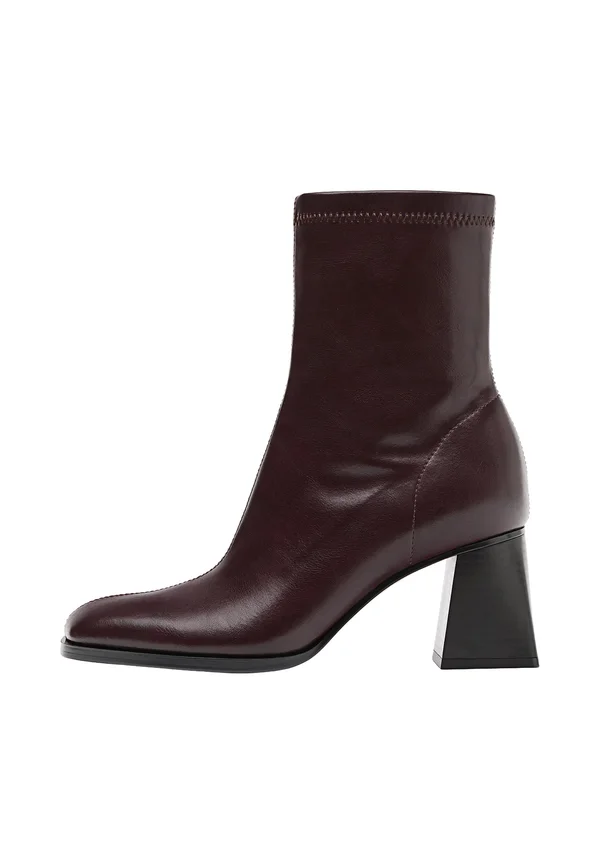 WIDE FIT WITH STRETCH LEGS - Stiefelette - dark red
