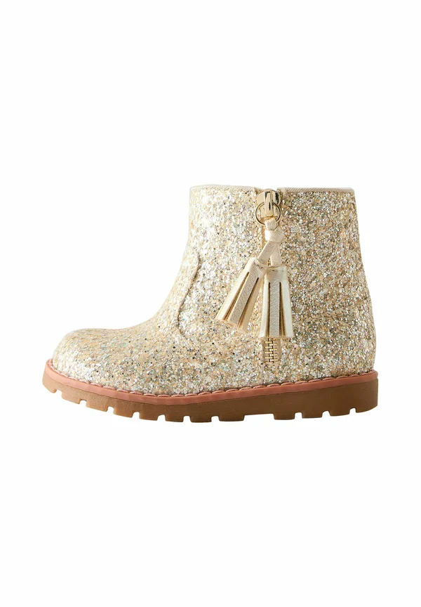 WIDE FIT- ZIP TASSEL  - Snowboot/Winterstiefel - gold glitter