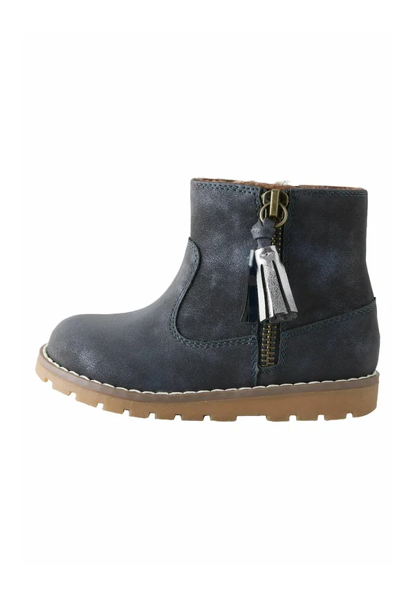 WIDE FIT- ZIP TASSEL  - Snowboot/Winterstiefel - navy