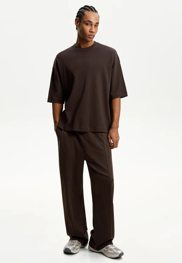 WIDE-LEG  - Jogginghose - dark green