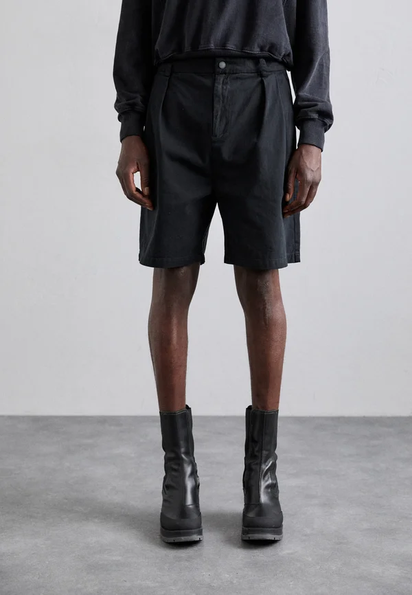 WIDE LEG - Shorts - black