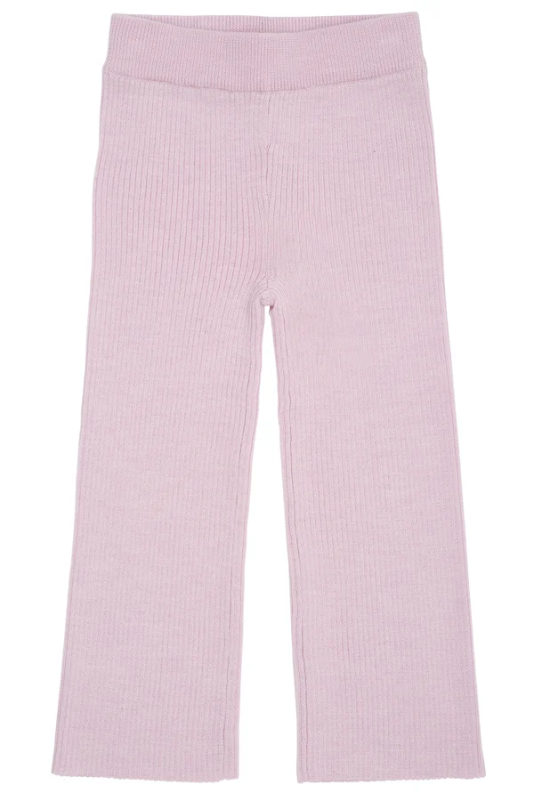 WIDE PANTS - Stoffhose - lavender