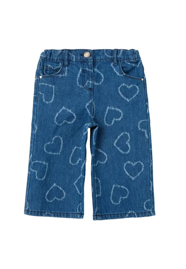 WIDE WITH HEARTS - Jeans Straight Leg - blue