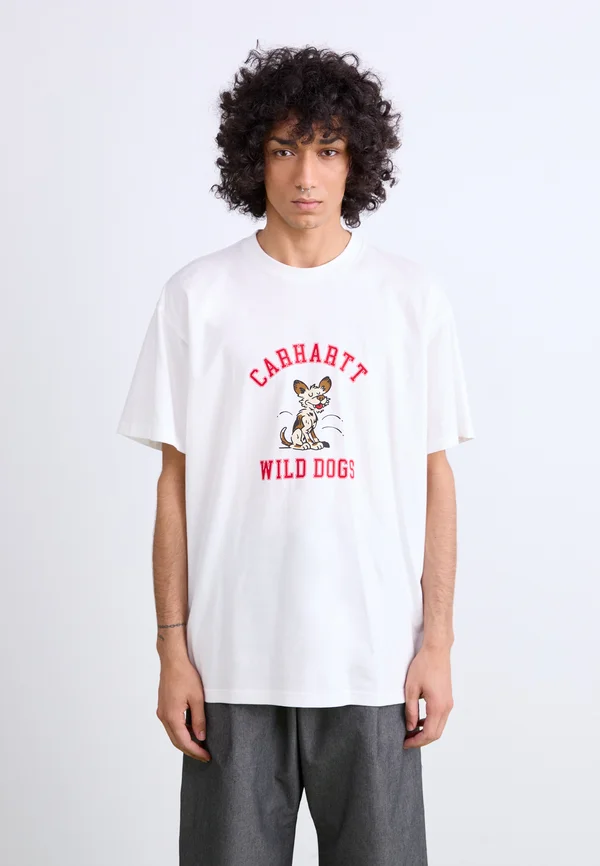 WILD DOG - T-Shirt print - white