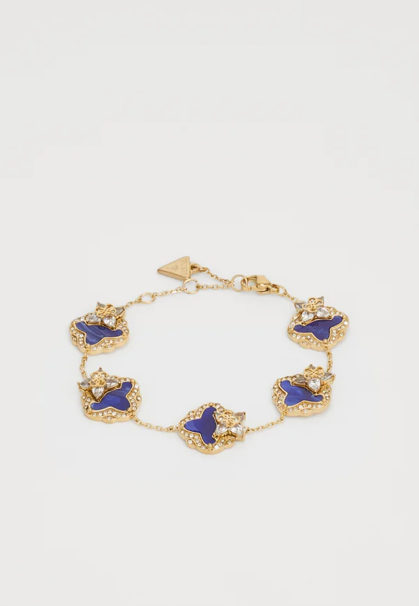 WILD FLOWER - Armband - yellow gold-coloured/blue