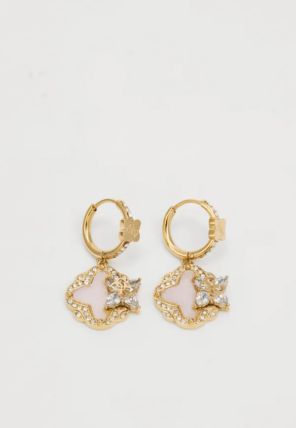 WILD FLOWER - Ohrringe - yellow gold-coloured/rose