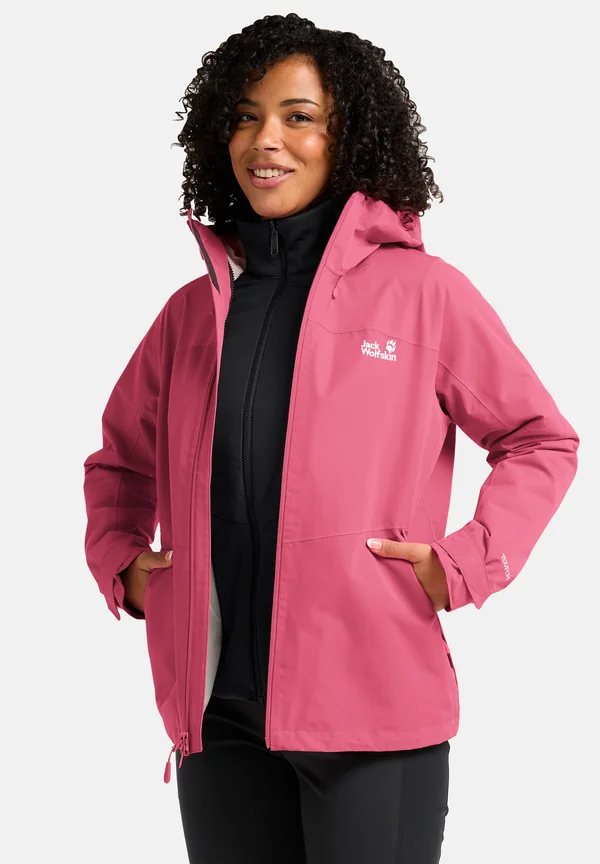 WILD PLACES 3IN1 - Outdoorjacke - bubblegum