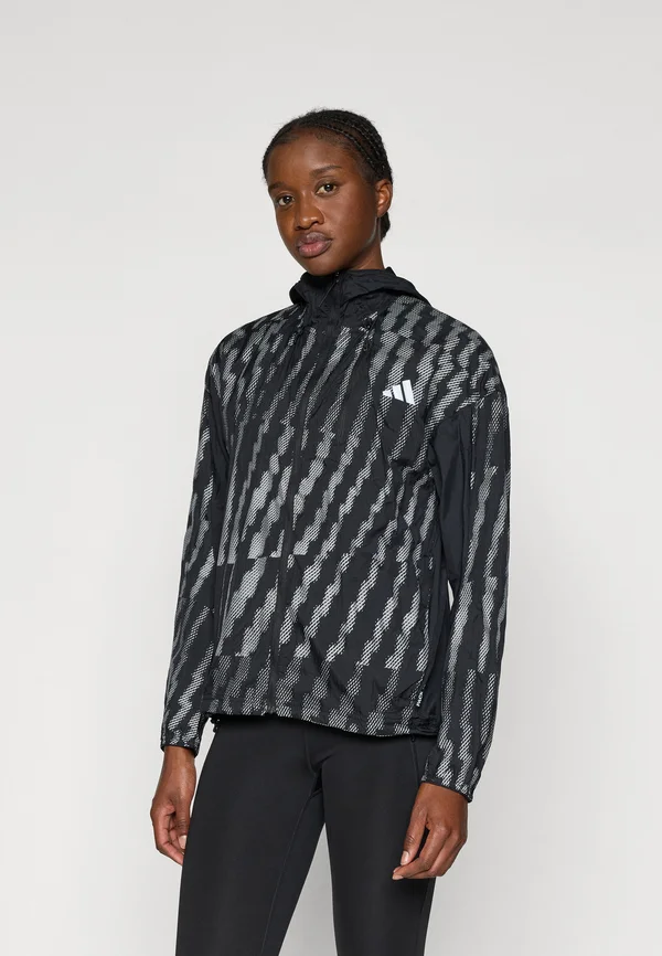 Windbreaker - black/reflective silver-coloured