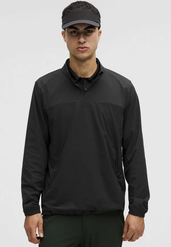 WINDPROOF GOLF PULLOVER - Windbreaker - black