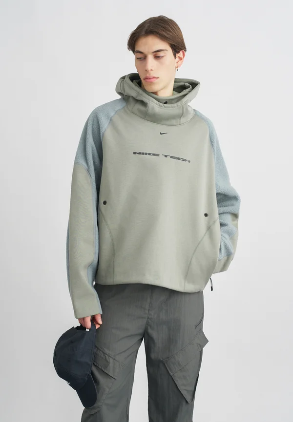 WINDWALL HOODIE - Sweatshirt - light army/cool grey