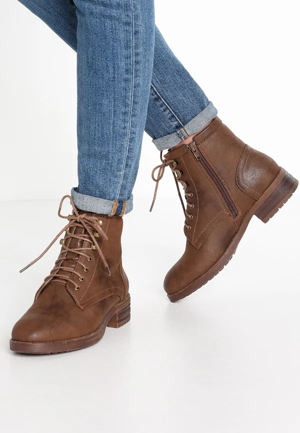 WINTER BOOT - Schnürstiefelette - coffee
