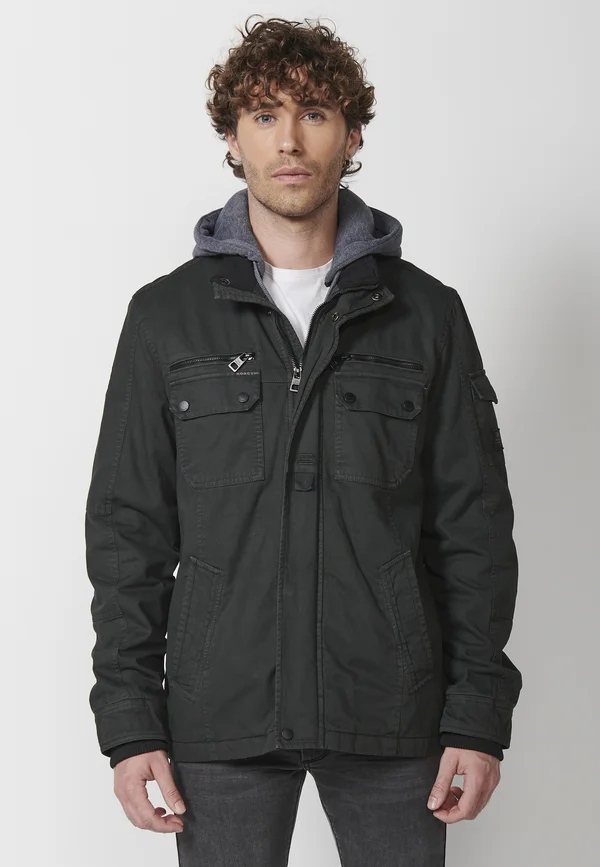 Winterjacke - black