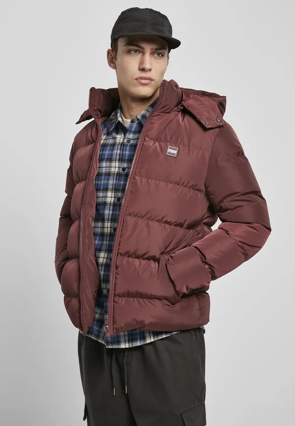 Winterjacke - cherry