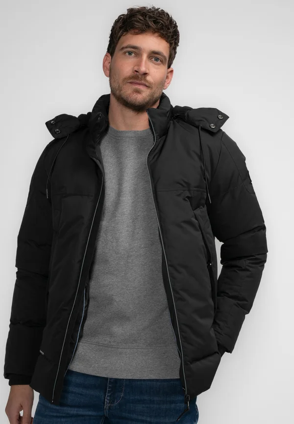 Winterjacke - dark black