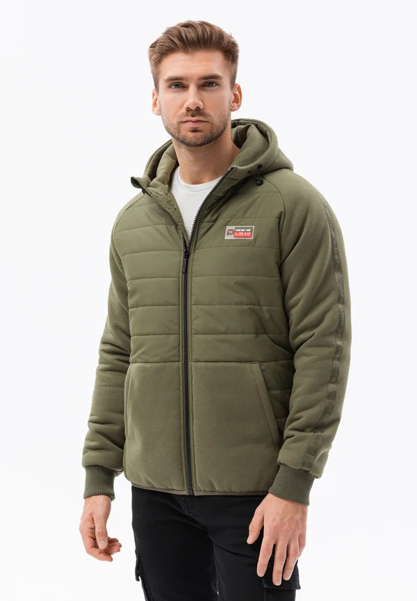 Winterjacke - dark olive