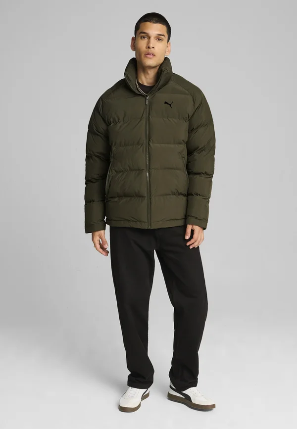 Winterjacke - dark olive