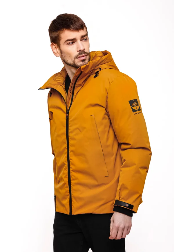 Winterjacke - ocher brown
