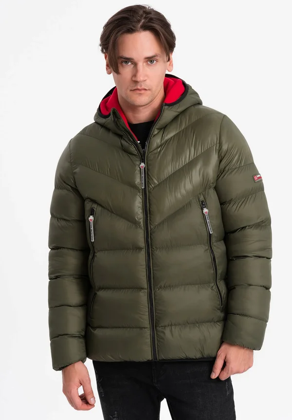 Winterjacke - olive green
