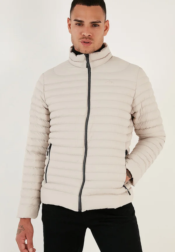 Winterjacke - stone