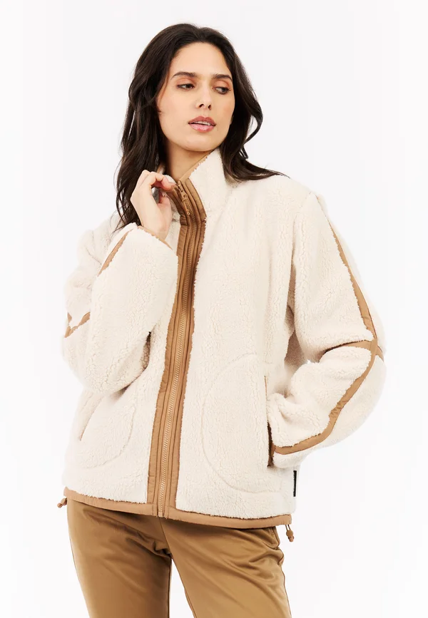 Winterjacke - teddy brown