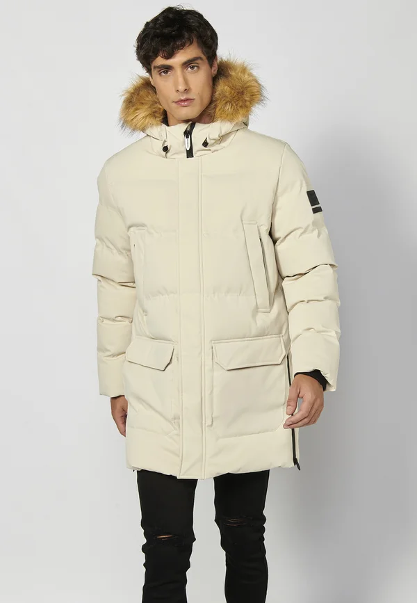 Wintermantel - beige