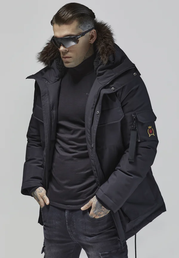 Wintermantel - black