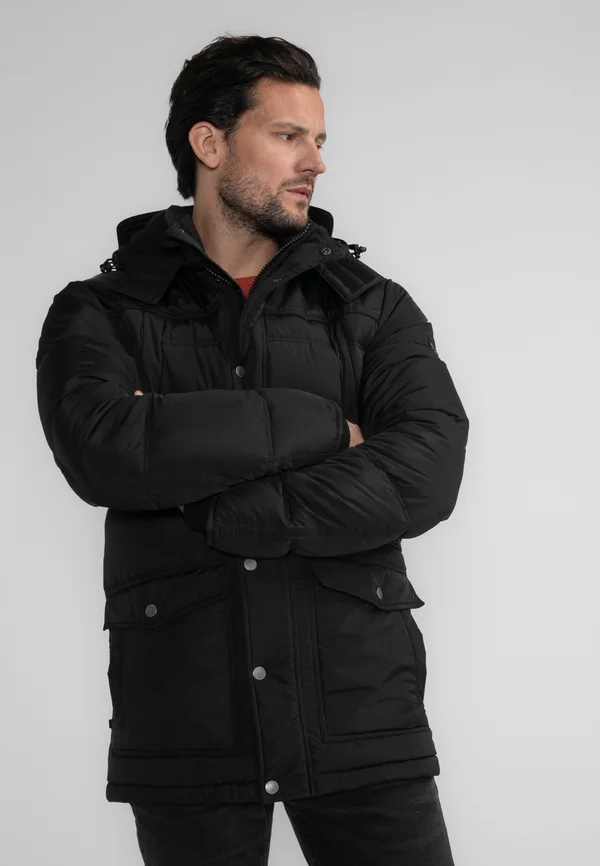 Wintermantel - dark black