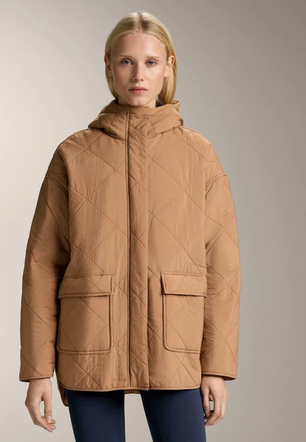 Wintermantel - mottled brown