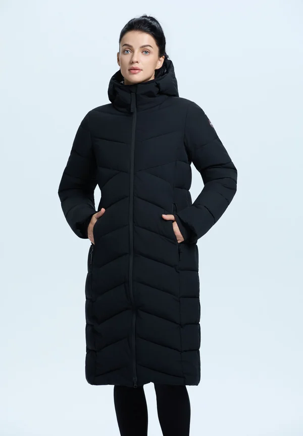 Wintermantel - schwarz