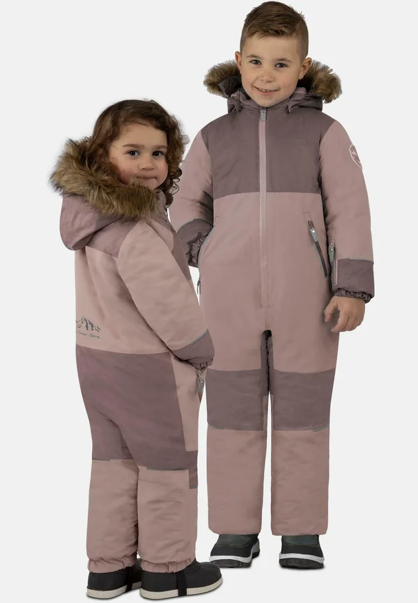 WINTEROVERALL WASSERDICHTER SKIOVERALL MIT KAPUZE KULAR - Schneeanzug - rosa