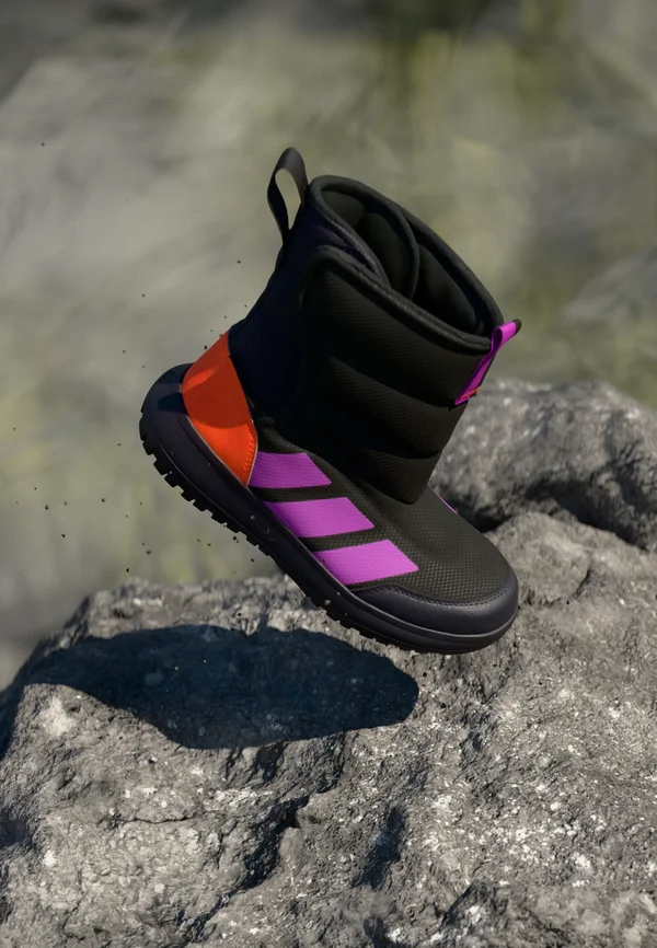 WINTERPLAY C UNISEX - Snowboot/Winterstiefel - core black/purple burst/impact orange