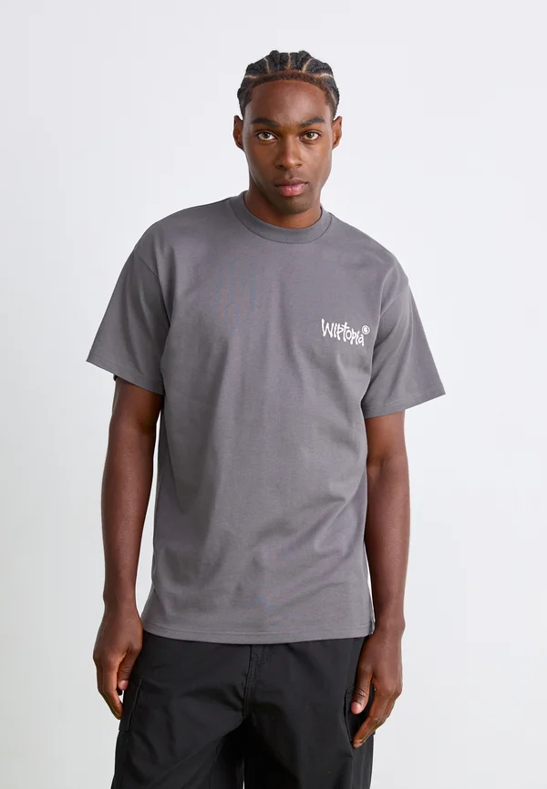 WIPTOPIA SCRIPT - T-Shirt print - porphyry/wax