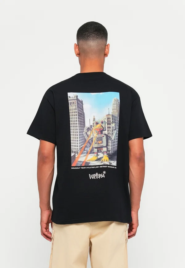 WIPTOPIA  - T-Shirt print - black