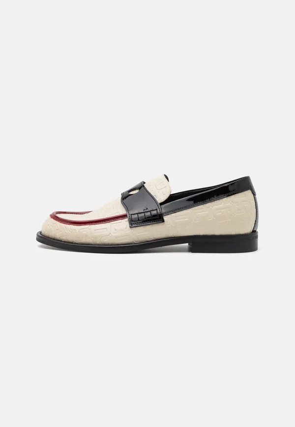 WIRDO MONOGRAM LOAFERS UNISEX - Slipper - ivory