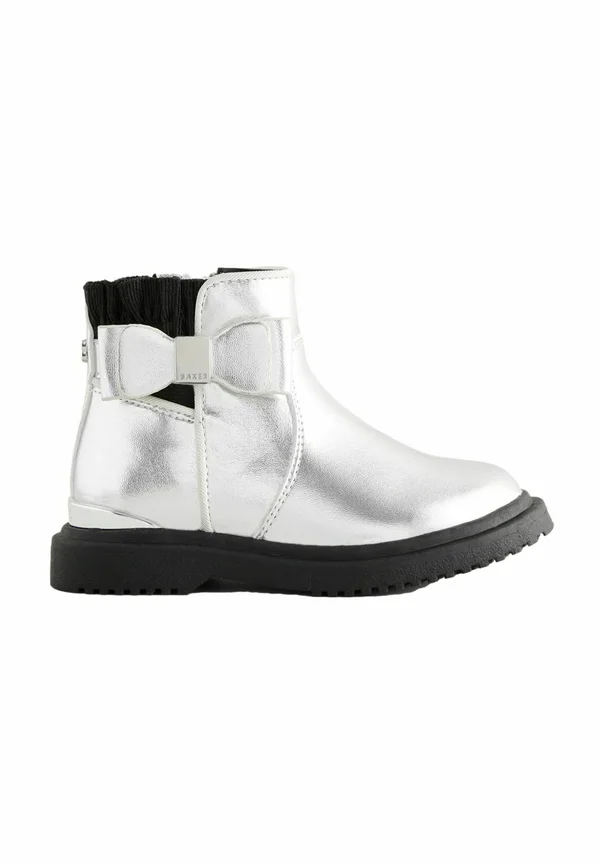 WITH BOW - REGULAR FIT - Lauflernschuh - silver