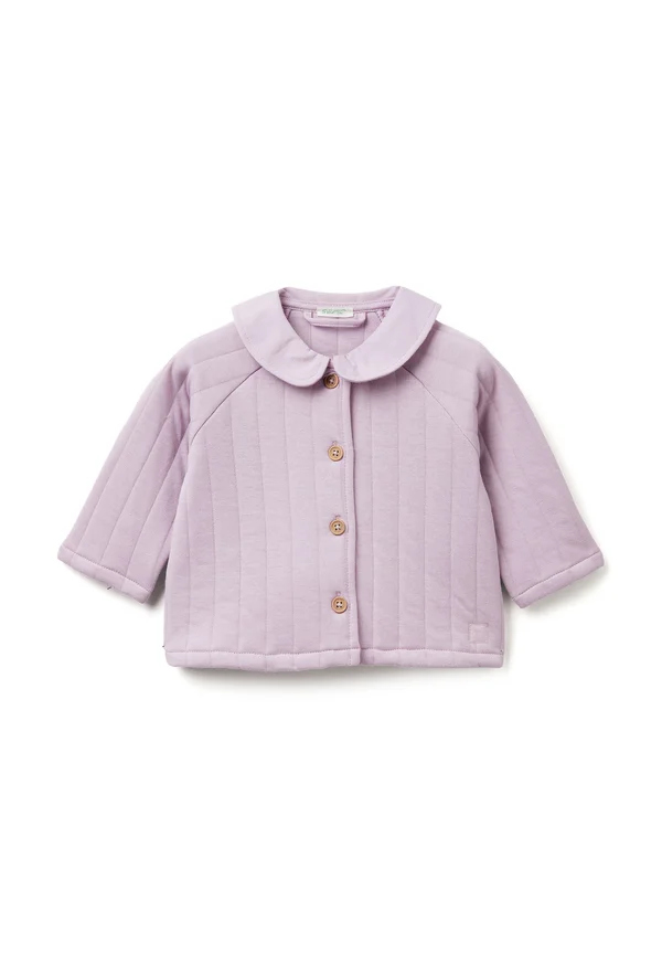 WITH COLLAR - Strickjacke - violet