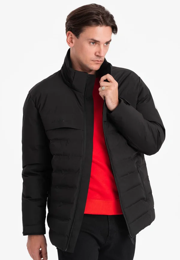 WITH DETACHABLE HOOD JAHP - Winterjacke - black