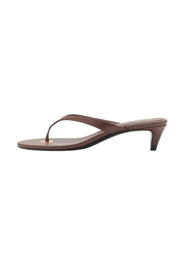 WITH  DETAIL - Zehentrenner - brown