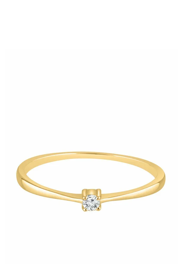WITH DIAMOND - Ring - white/gold-coloured