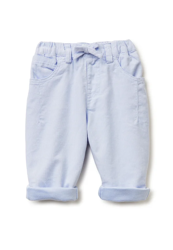 WITH DRAWSTRING - Stoffhose - blue
