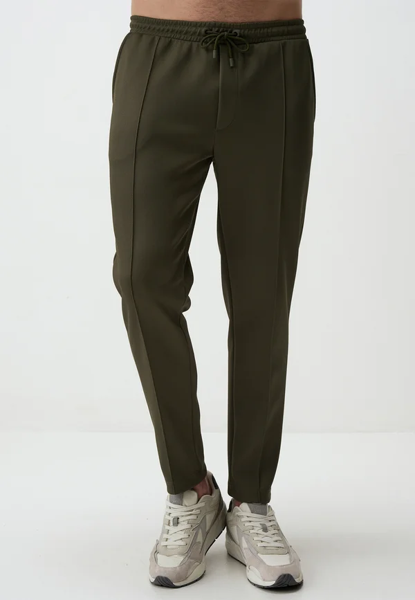 WITH ELASTIC WAIST - Jogginghose - khaki