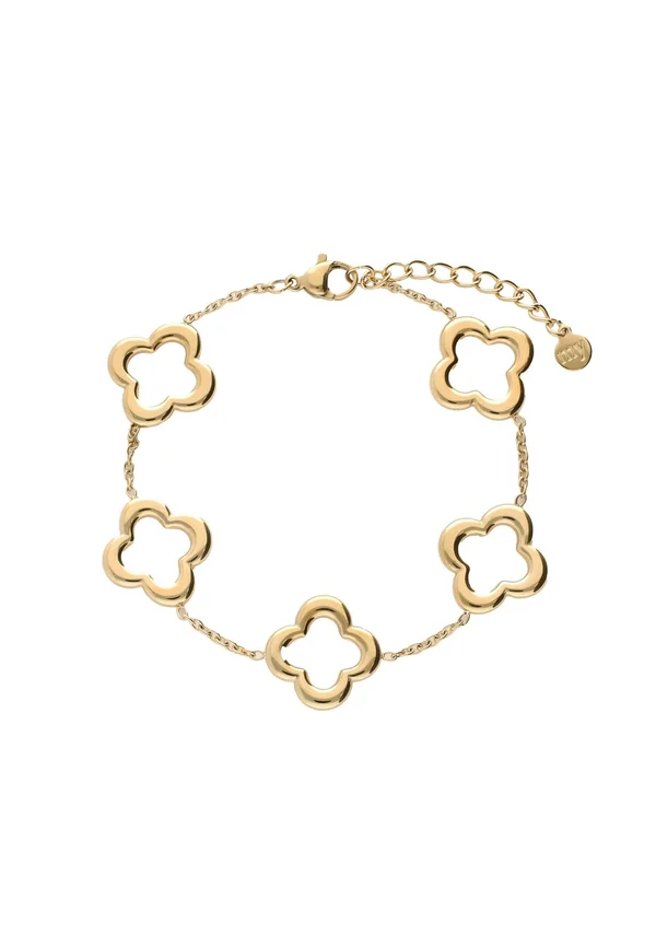 WITH FIVE CLOVERS - Armband - gold coloured
